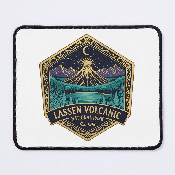 Item preview, Lassen Volcanic National Park California Vintage Nature Discovery designed and sold by Star3NowForMe.