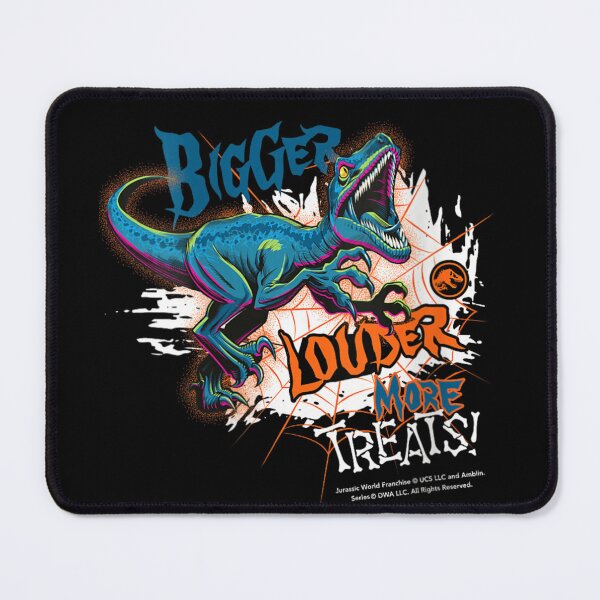 Item preview, Jurassic Park Halloween Design Bigger Louder More Treats designed and sold by RenettaFunky.