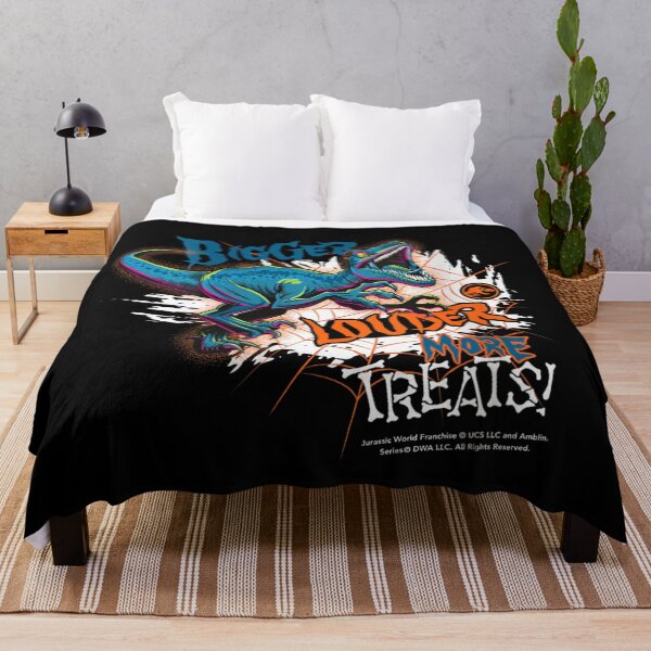 Item preview, Jurassic Park Halloween Design Bigger Louder More Treats designed and sold by RenettaFunky.