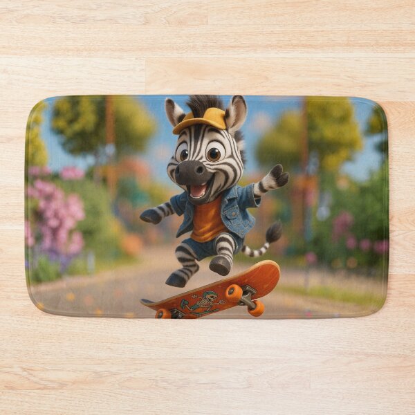 Item preview, Skater Zebra designed and sold by Sillytoe.