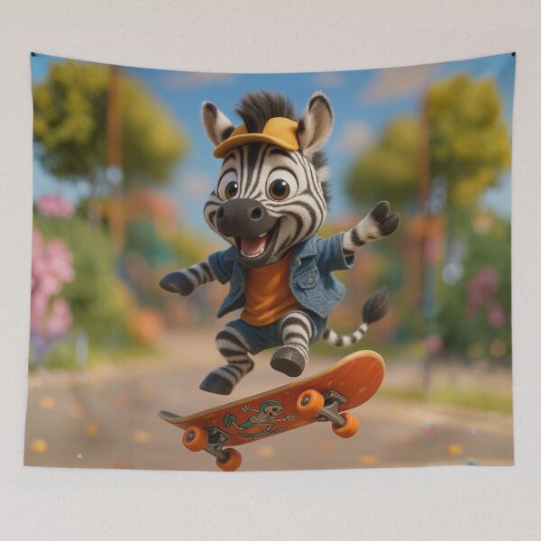 Item preview, Skater Zebra designed and sold by Sillytoe.
