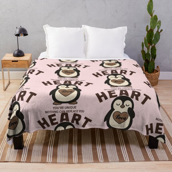 Item preview, Cute Penguin Heart Love Quote Design designed and sold by graphicnew.