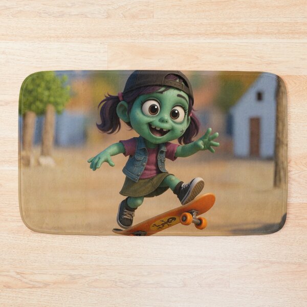 Item preview, Skater Zombie Girl designed and sold by Sillytoe.