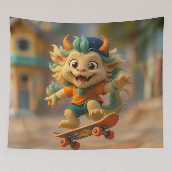 Item preview, Skater Zou Wu designed and sold by Sillytoe.