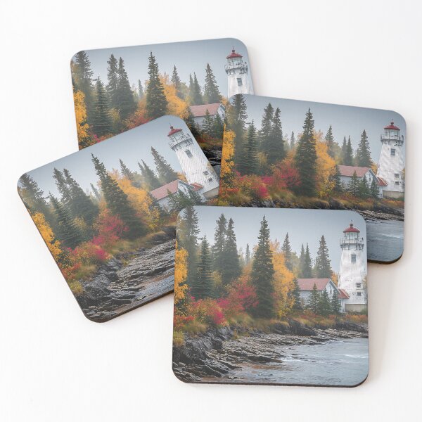 Item preview, Autumn Clifftop Lighthouse designed and sold by Boddicca.