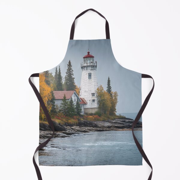 Item preview, Autumn Clifftop Lighthouse designed and sold by Boddicca.