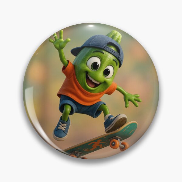 Item preview, Skater Zucchini designed and sold by Sillytoe.