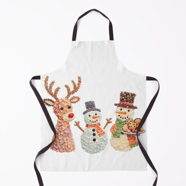 Item preview, Christmas cookies with a snowman, reindeer and a candy cane surrounded by ginger bread hearts designed and sold by PWDigitalArt.
