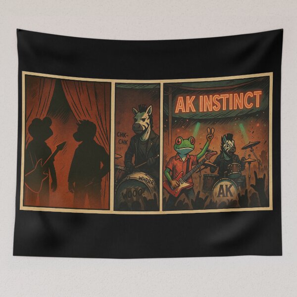 Item preview, AK INSTINCT - The Band Begins designed and sold by Prometheus_Pyrography / AK_INSTINCT.