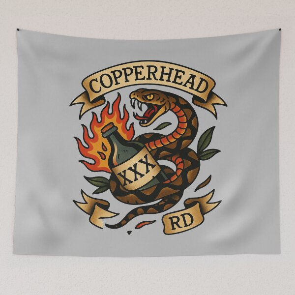 Item preview, Moonshine Runner Copperhead Road Tattoo designed and sold by UNK-Fatigues.