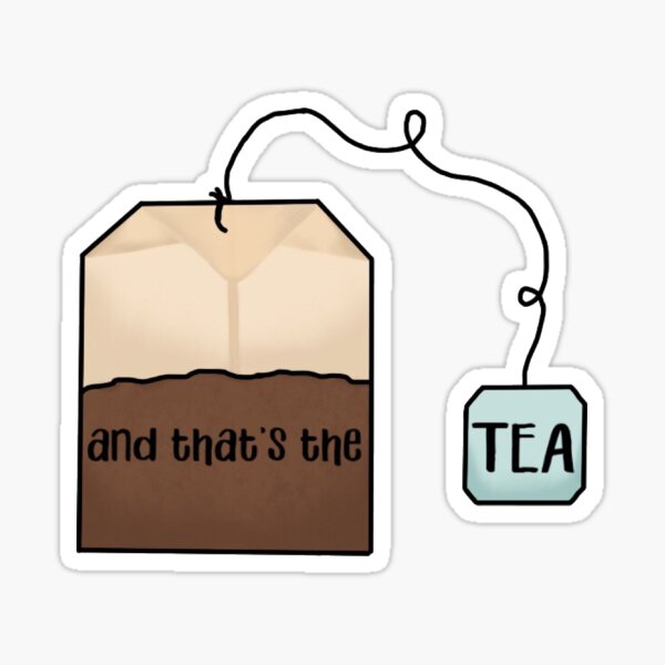Morning Tea Stickers Redbubble - frappe frappe roblox تويتر