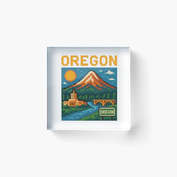 Item preview, Oregon: Insert Nature to Continue designed and sold by Pixel_Riot.