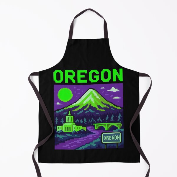 Item preview, Oregon: Insert Nature to Continue (Green/Purple) designed and sold by Pixel_Riot.