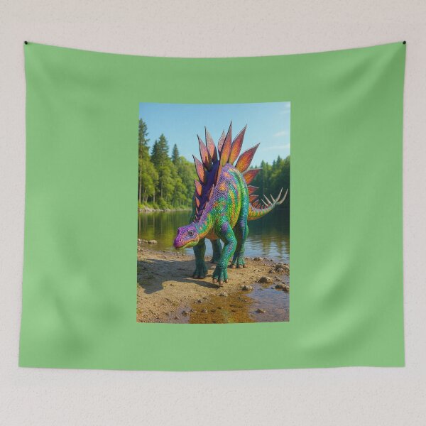 Item preview, Colorful Dinosaur: Stegosaurus designed and sold by Tridentulus.