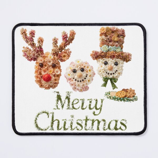 Item preview, text Merry Christmas squad, deer, snowman, cookies clipart. Reindeer antlers, snowflakes designed and sold by PWDigitalArt.