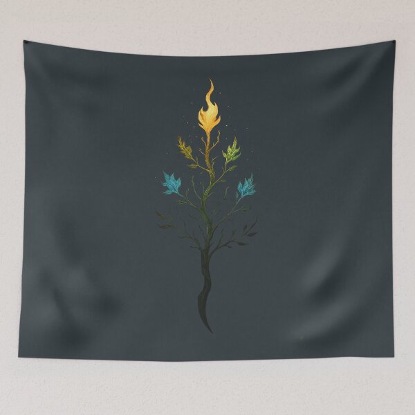 Item preview, Aureate Bloom - Rebirth Through Fire and Light designed and sold by theashbornearchives.