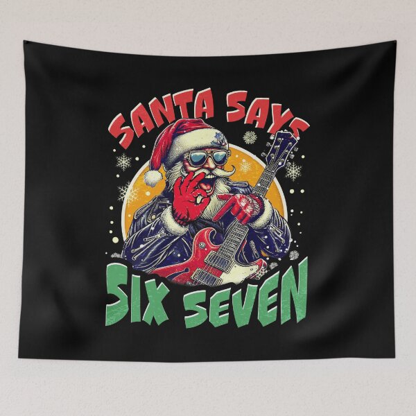 Item preview, Santa Says Six Seven Christmas Birthday Shirt Funny 6 7 Meme Gen Alpha Holiday Kids Gift designed and sold by Patchina.
