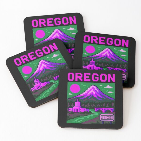 Item preview, Oregon: Insert Nature to Continue (Purple/Green) designed and sold by Pixel_Riot.