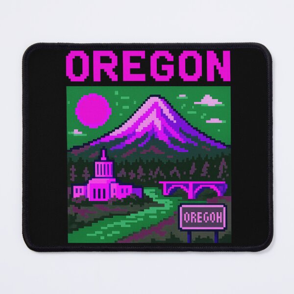 Item preview, Oregon: Insert Nature to Continue (Purple/Green) designed and sold by Pixel_Riot.