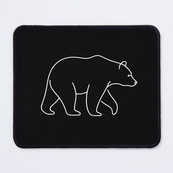 Item preview, Minimalist Polar Bear – Line Art Arctic Wildlife Design designed and sold by Flowing States Design Studio.