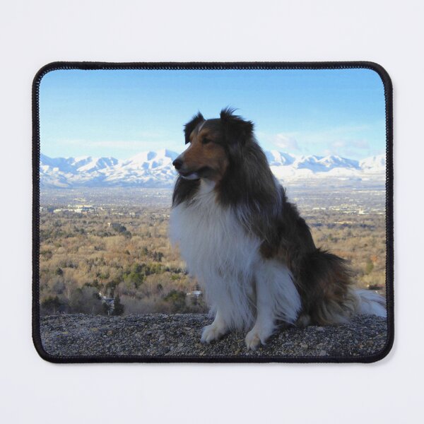 Item preview, Sheltie with the Mountains designed and sold by Shiva77.