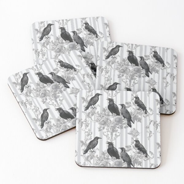 Item preview, Black Raven Sunflower Pattern - Vintage Stripe  designed and sold by scicilysimonee.