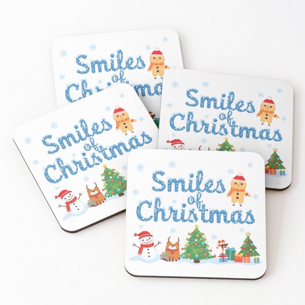 Item preview, A smiling snowman in a red hat and scarf holds a wrapped gift, set against a snowy backdrop with trees and Happy New Year text. designed and sold by PWDigitalArt.