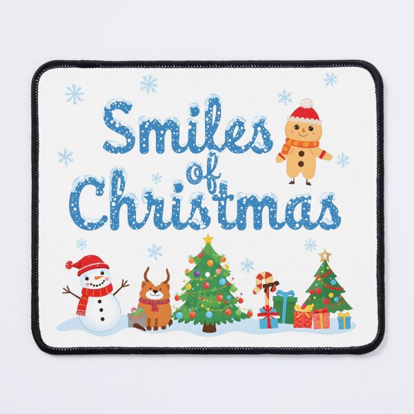 Item preview, A smiling snowman in a red hat and scarf holds a wrapped gift, set against a snowy backdrop with trees and Happy New Year text. designed and sold by PWDigitalArt.