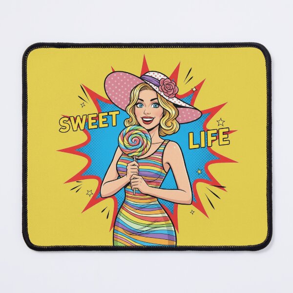 Item preview, Sweet Life Pop Art Rainbow Lollipop Fun designed and sold by Popettte.