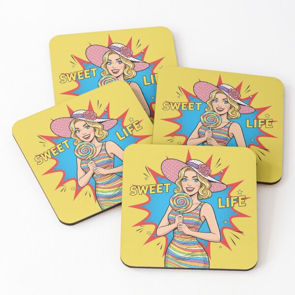 Item preview, Sweet Life Pop Art Rainbow Lollipop Fun designed and sold by Popettte.