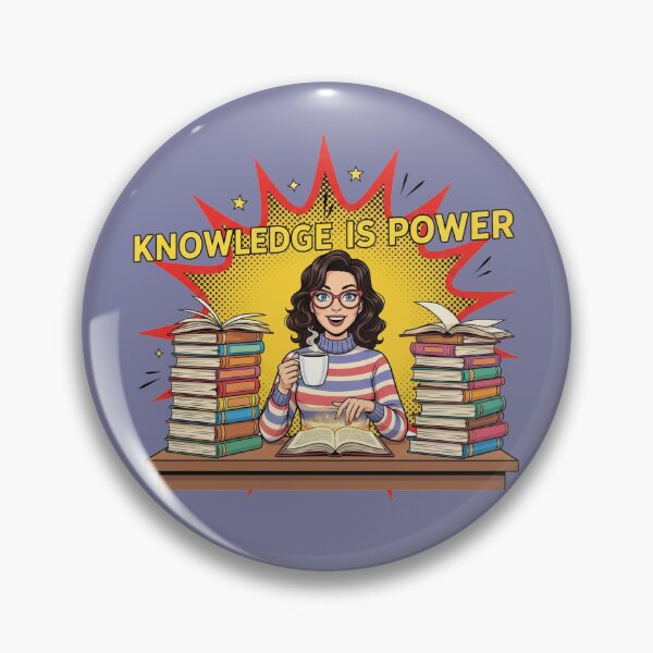 Item preview, Knowledge Is Power Bookworm Pop Art designed and sold by Popettte.