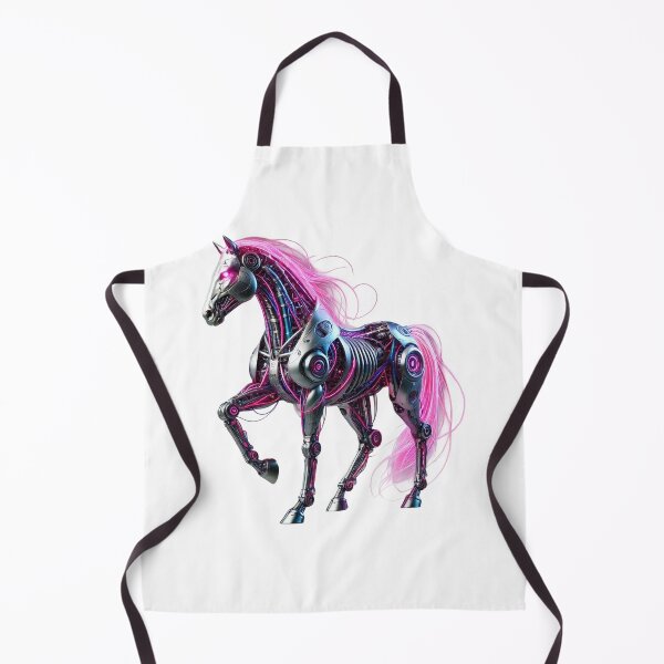 Item preview, Neon Biomechanical Horse – Futuristic Cyberpunk Animal Design designed and sold by CelticSoulShop.