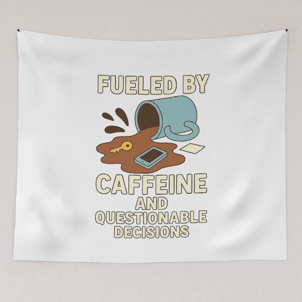 Item preview, Coffee and Chaos – Fueled by Caffeine and Questionable Decisions designed and sold by piotr-orzeszek.