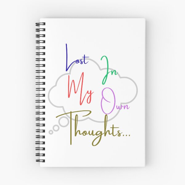 Item preview, Lost in My Own Thoughts Minimalist Quote Design designed and sold by DivineCurve.
