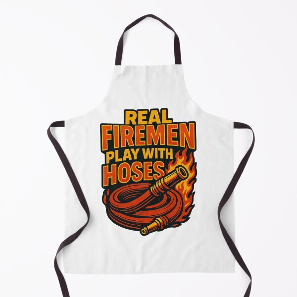 Item preview, Firemen Hose Play T-Shirt | Funny Occupation Tee Sticker designed and sold by GeniePixel.