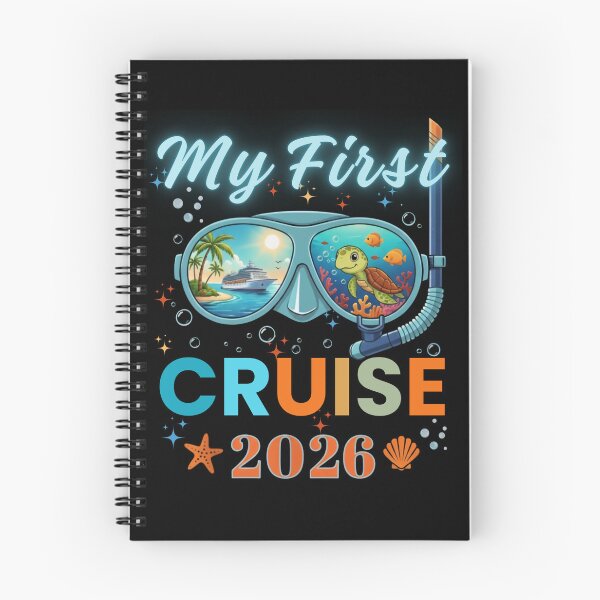 Item preview, My First Cruise 2026 Tropical Holiday Snorkeling mask  designed and sold by BeaverFriends.