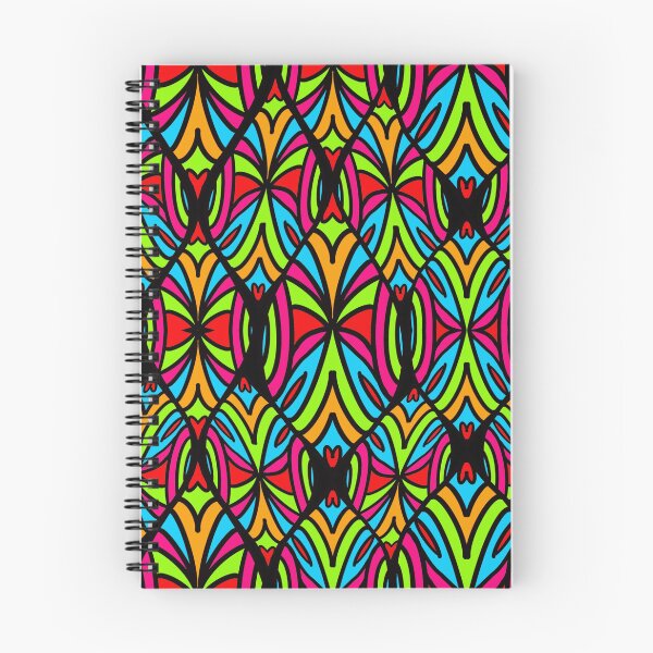Item preview, Multicolor Blacklines Abstract Pattern – Retro Vibrant Psychedelic Design designed and sold by Preeyanc.
