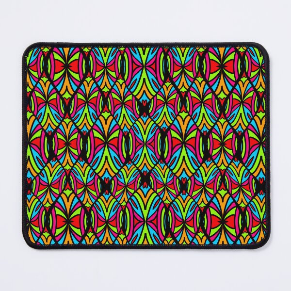 Item preview, Multicolor Blacklines Abstract Pattern – Retro Vibrant Psychedelic Design designed and sold by Preeyanc.