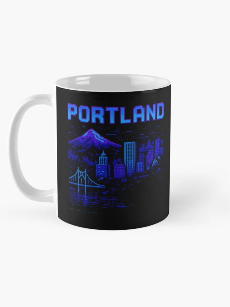Thumbnail 5 of 6, Coffee Mug, Pixel Portland designed and sold by Pixel_Riot.