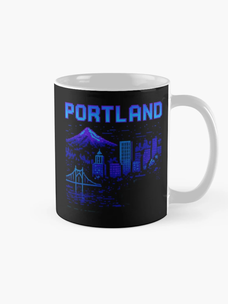 Thumbnail 3 of 6, Coffee Mug, Pixel Portland designed and sold by Pixel_Riot.
