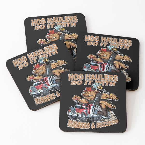 Item preview, Rubbers and Buzzers Hog Hauler Funny Trucker designed and sold by LuisGomesRocha.