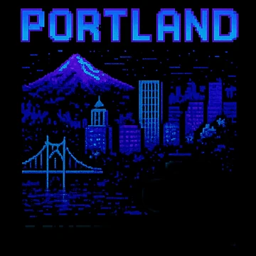 Vorschaubild zum Design Pixel Portland von Pixel_Riot