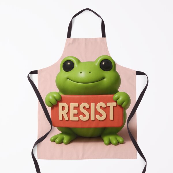 Item preview, Frog Resist 3D — Cute Bold Protest Frog Design | Trending Animal Statement Tee designed and sold by LatestDesign95.