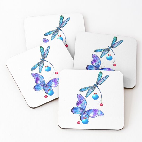 Item preview, Christmas Dragonfly and Butterfly designed and sold by Linda Callaghan.