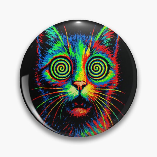 Item preview, Hypnotic Neon Cat designed and sold by Lukasz Kobylka.