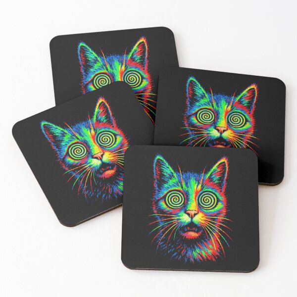 Item preview, Hypnotic Neon Cat designed and sold by Lukasz Kobylka.