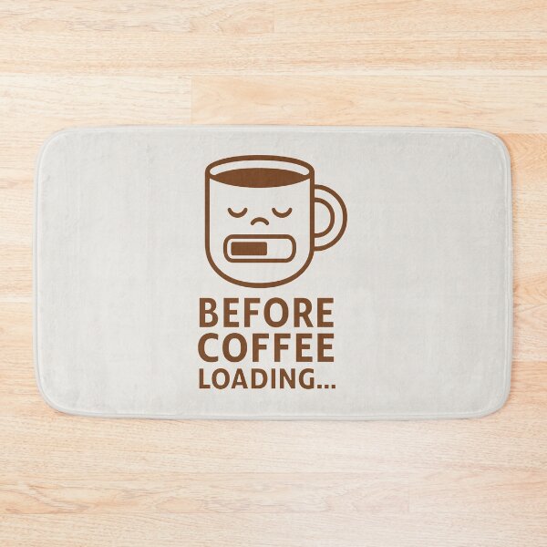 Item preview, Tired Coffee Mug with Loading Bar Expression designed and sold by SplashTastic.