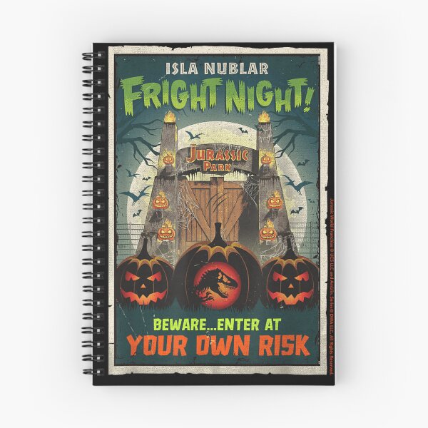 Item preview, Isla Nublar Fright Night Jurassic Park Halloween designed and sold by RenettaFunky.