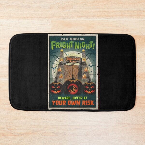 Item preview, Isla Nublar Fright Night Jurassic Park Halloween designed and sold by RenettaFunky.