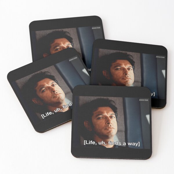 Item preview, Jurassic Park Life Finds A Way Goldblum Jeff Stare designed and sold by RenettaFunky.
